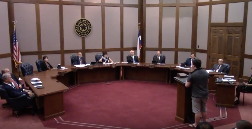 Video: Public comments at the TJC board meeting regarding the transgender restroom issue