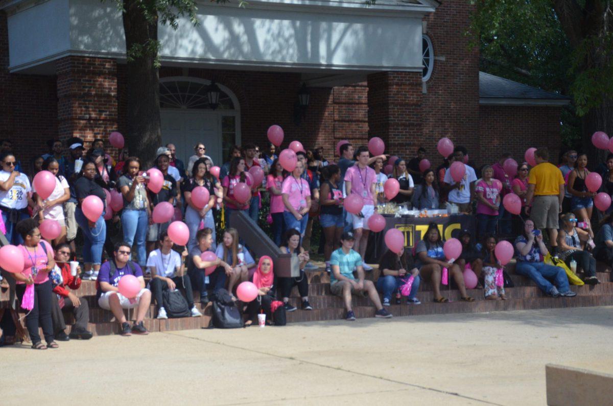 TJC Pink Out Pep Rally