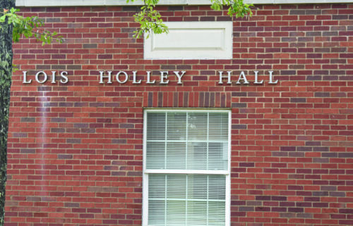 Holley Hall in use as COVID housing