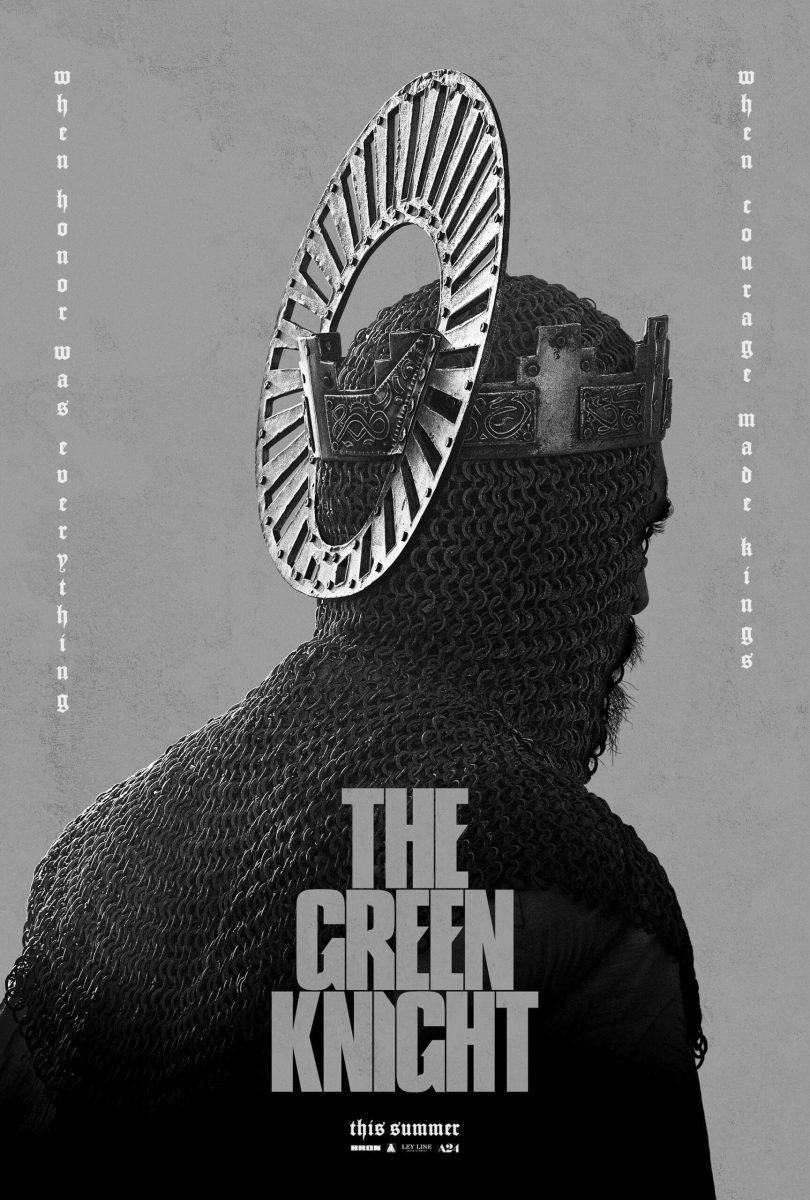 The movie poster of the green knight