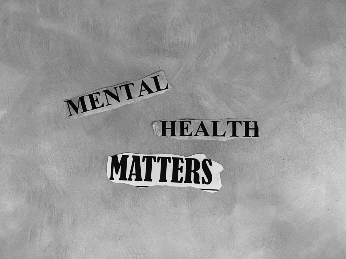 Letters spelling out mental health matters