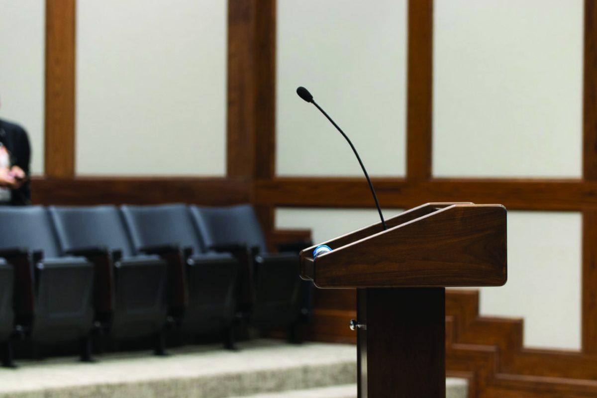 Picture of a podium
