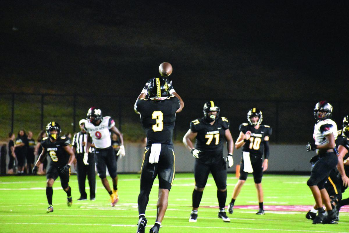 Football players on the field