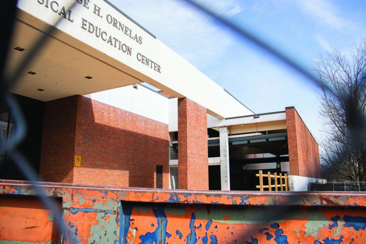 Side of OHPE that is under construction