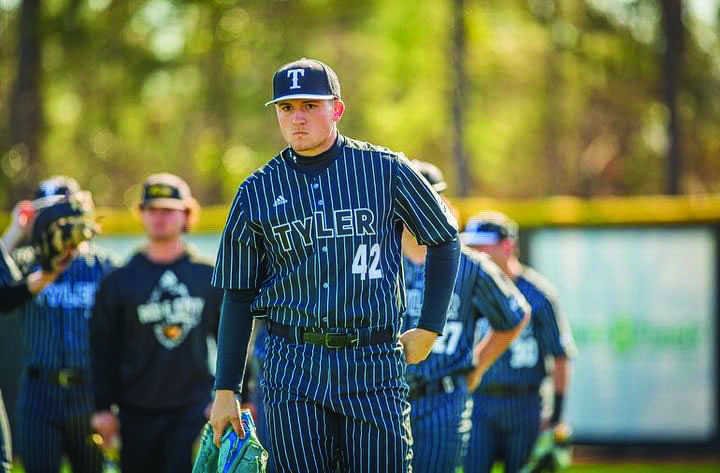 Gage Bellatti, TJC baseball pitcher; Photo by Michel Alfaro