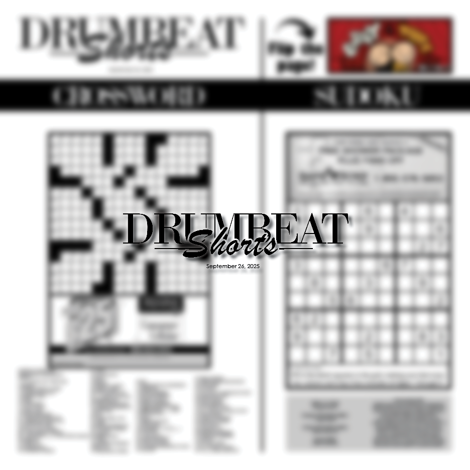 DrumBeat Shorts Puzzle Solutions 09-26-2025