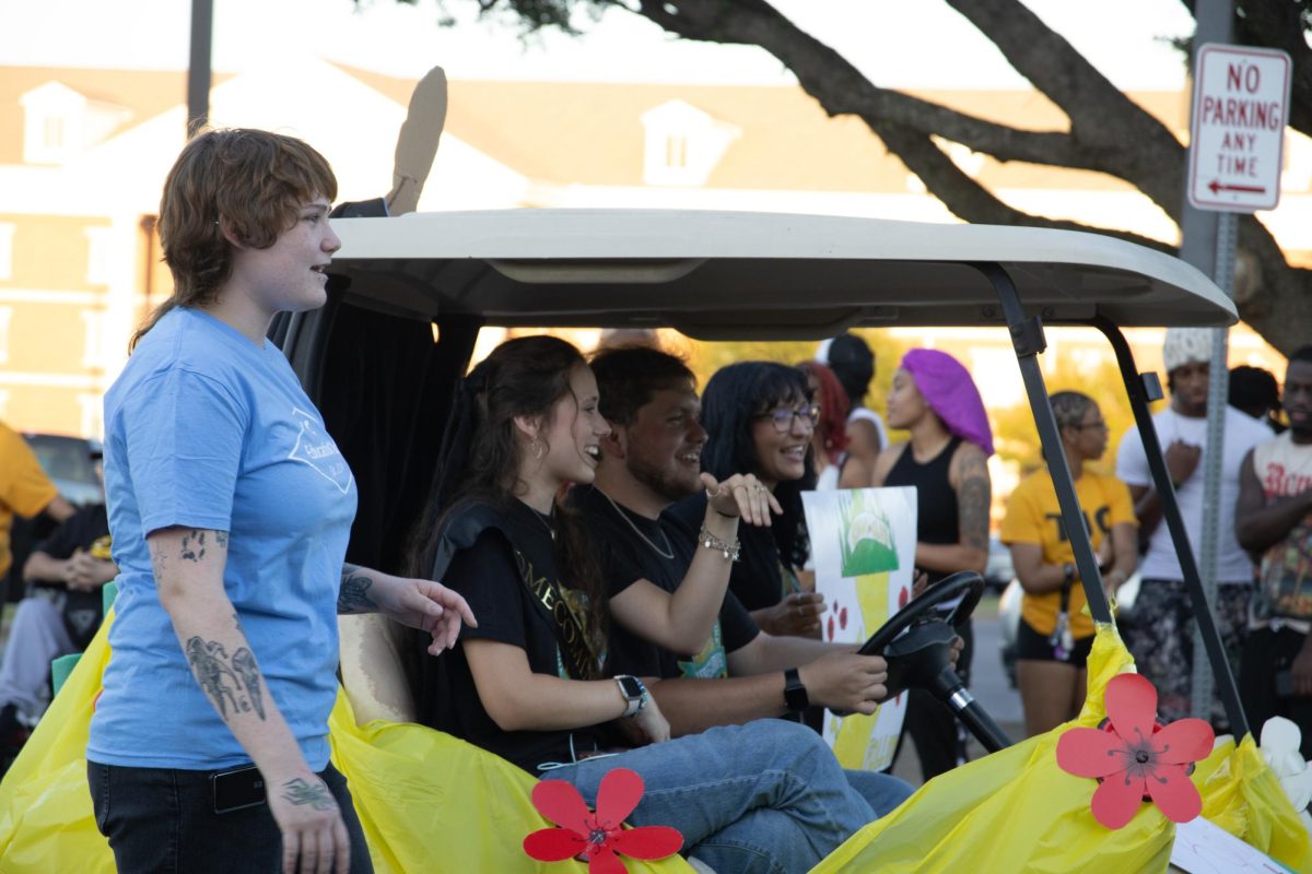 Tjc Students during Homecoming Parade