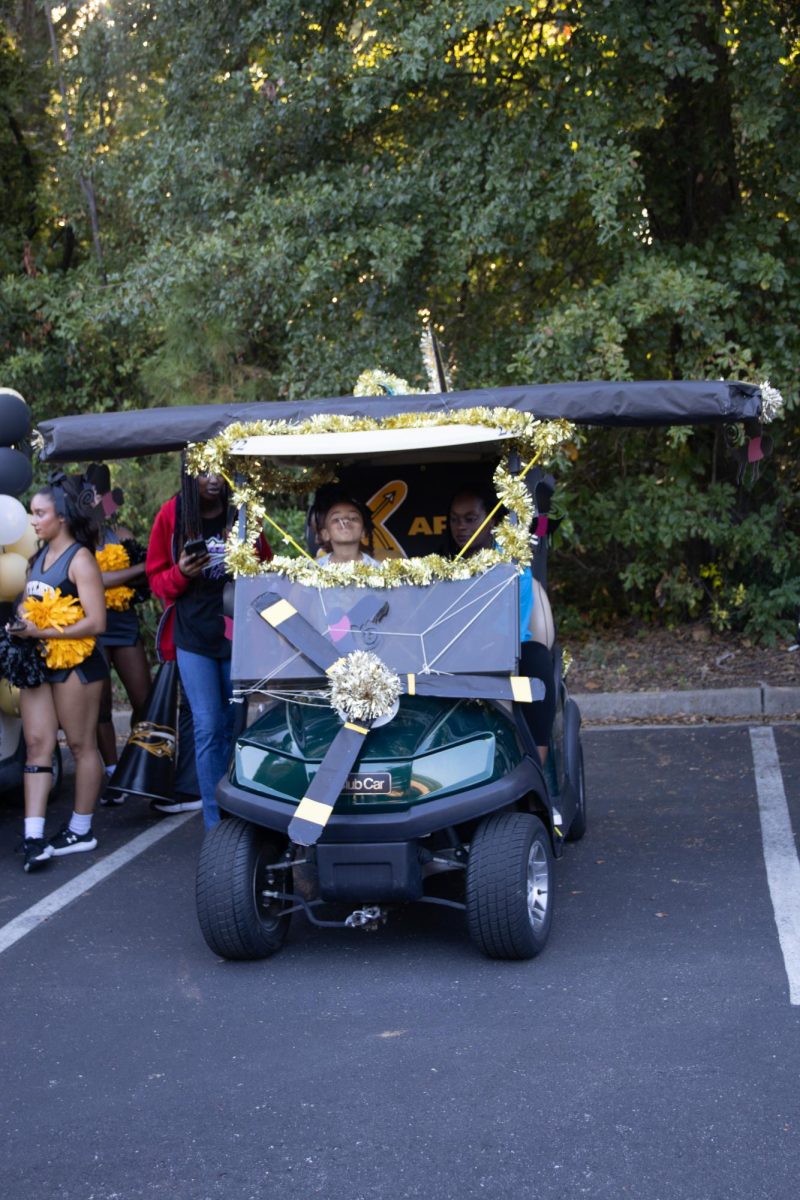 Homecoming golf carts!